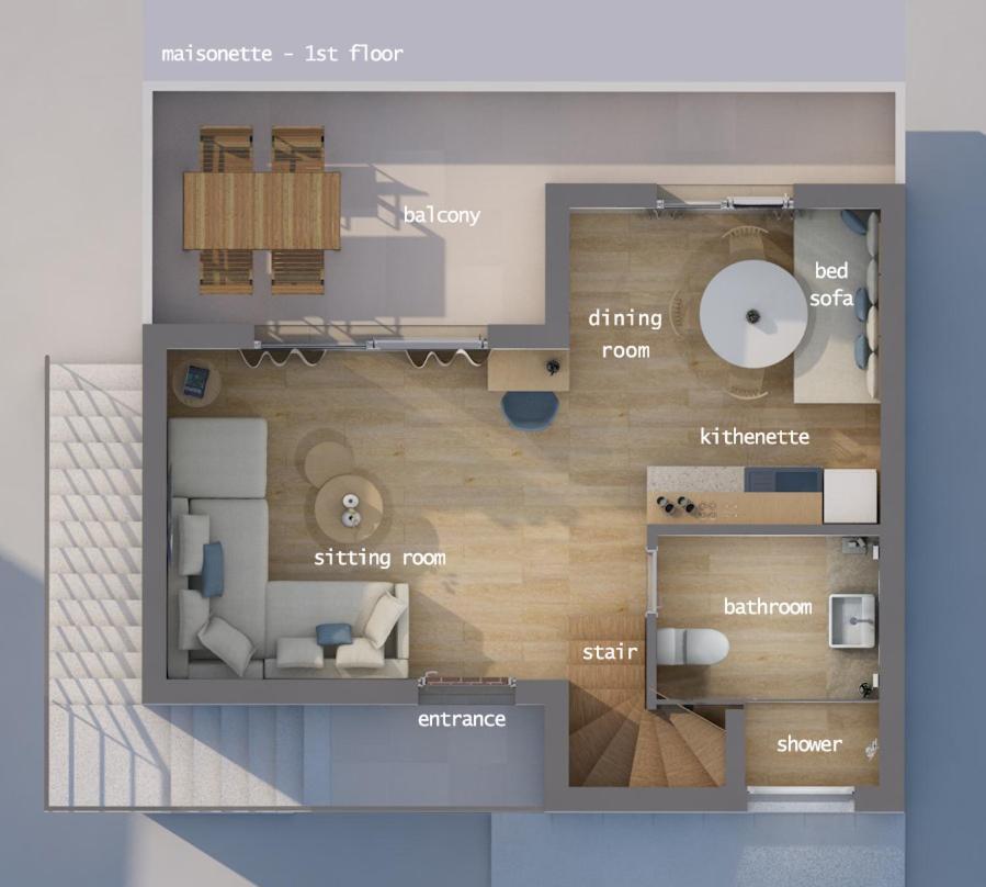 Stavento Apartment Diakopto Ngoại thất bức ảnh